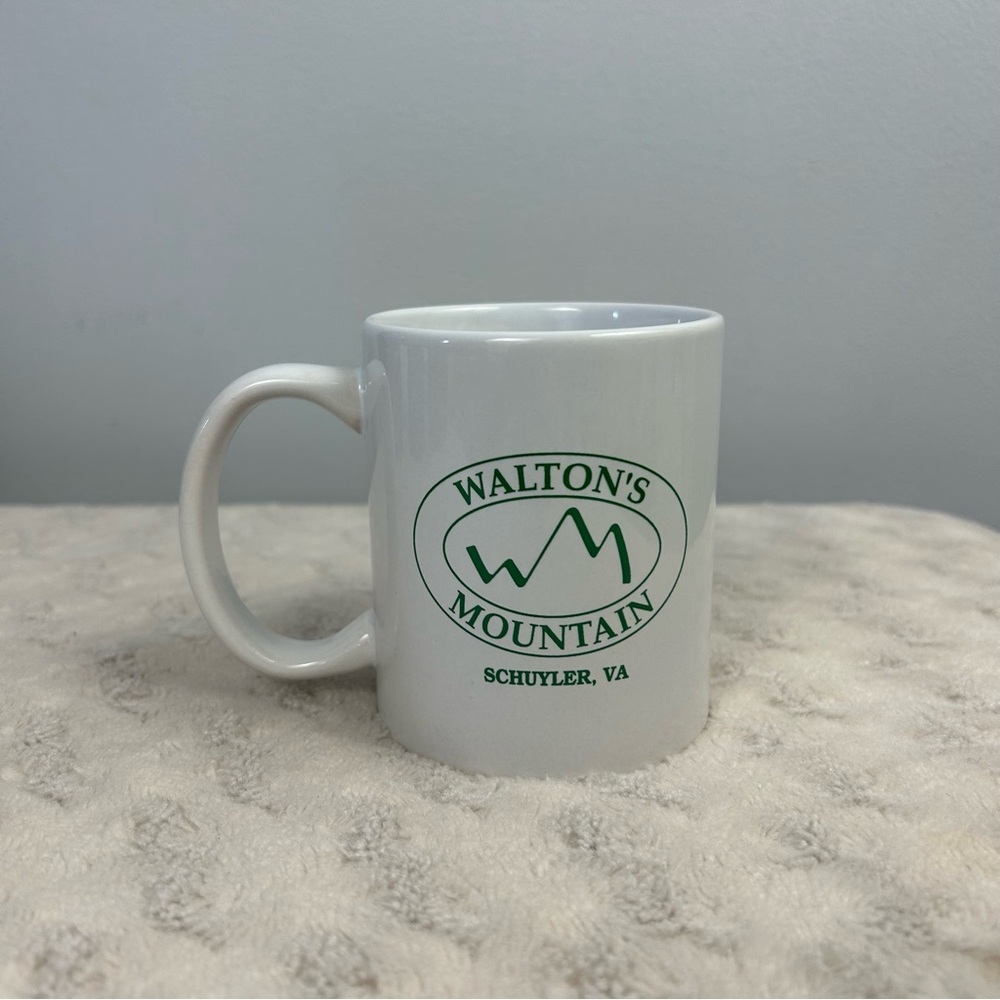 Walton's Mountain Coffee Mug Green White Schuyler VA Virginia Liquid Logic